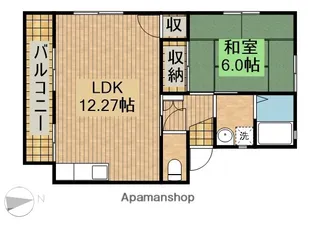 エスポワールⅡ【2階】の間取り