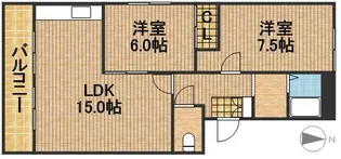 エスポワールⅠ【2階】の間取り