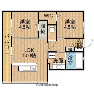 リヴェール【3階】の間取り