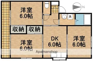 サンコーポ【2階】の間取り