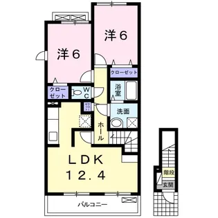 エクセレント アベリア【2階】の間取り