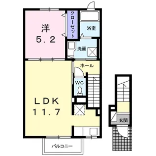 ブリーズ・タウン【2階】の間取り