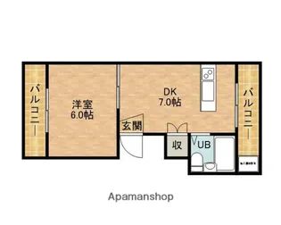 オクトヒルズ【5階】の間取り