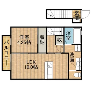 メゾンコリンベールA【2階】の間取り