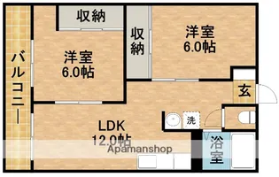 LAKE GARDA【1階】の間取り