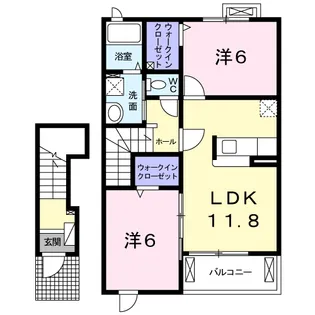 プリート【2階】の間取り