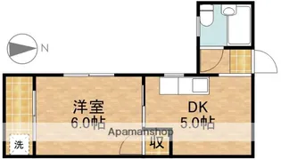サントピア高町【3B号室】の間取り