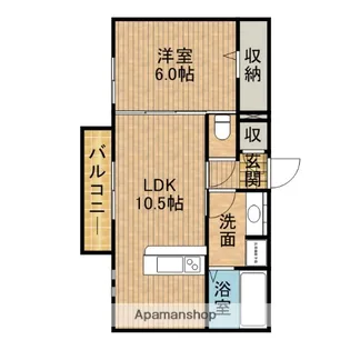ティファニーM【2階】の間取り