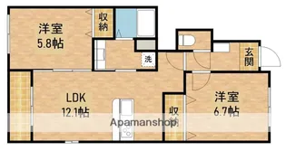 イグナルパーク【1階】の間取り