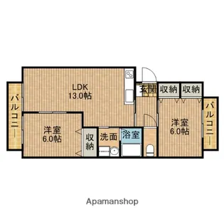 ラオス静波【3階】の間取り