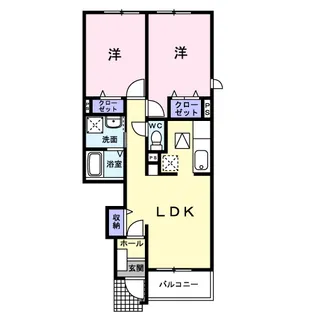 ブローテ Β【1階】の間取り