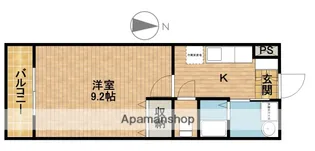 ビアンヌール八幡駅【3階】の間取り