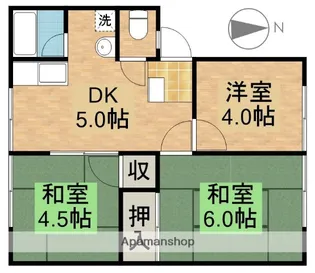 VIPハイツスワロー【201号室】の間取り