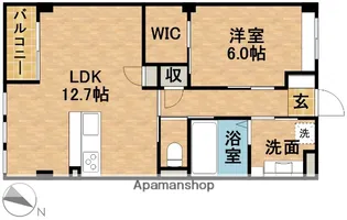 WIN’SⅡ【3階】の間取り