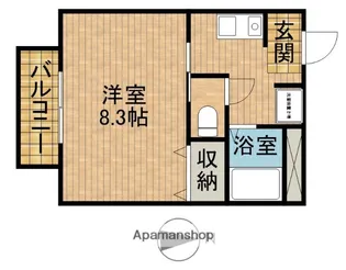 アネックス城北【2階】の間取り