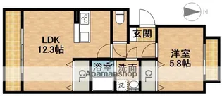 ウィンベル鎧橋Ⅰ【1階】の間取り