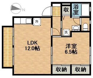 セジュールゆう&あいA【1階】の間取り