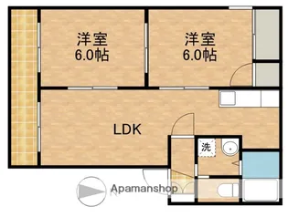エクセル大東A【2階】の間取り