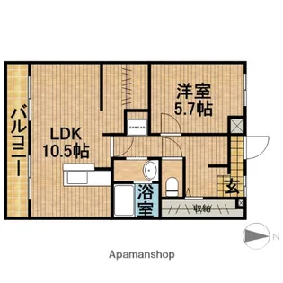 SPOON掛川【1階】の間取り