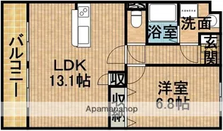 フォルテシモ【2階】の間取り