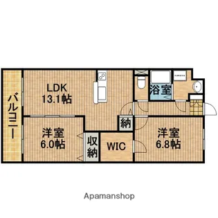 ハーモニー【302号室】の間取り