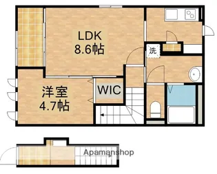 カマタコート【2階】の間取り