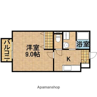 セントラルパーク・ウエスト【2階】の間取り