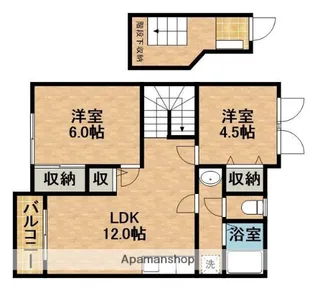 シャルマン【2階】の間取り