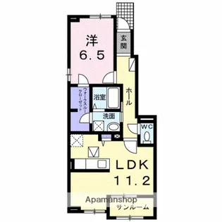 サンタモニカⅢ【105号室】の間取り