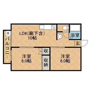 ドルチェ【1階】の間取り