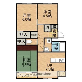 MYビレッジ【3階】の間取り