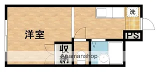 さつきハイツE【2階】の間取り