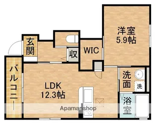 プロスパー【1階】の間取り