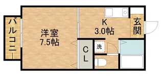 アミティエC【2階】の間取り