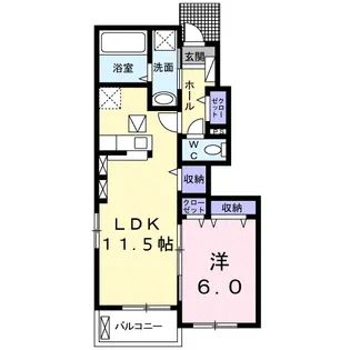 ミッキー ハウス【1階】の間取り