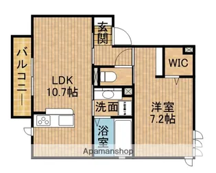 カルムMⅡ【2階】の間取り
