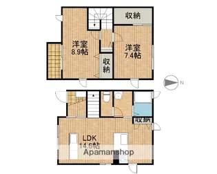 エルシオンD【1階】の間取り