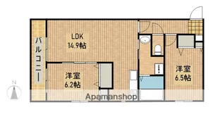 GRAND CINQ(グランサンク)【4階】の間取り