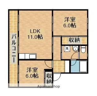 サンテラス上ノ原【1階】の間取り