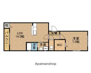 GLANZ OF DIMOA【4階】の間取り