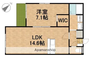 棒屋第一舞阪ハイツ【1階】の間取り