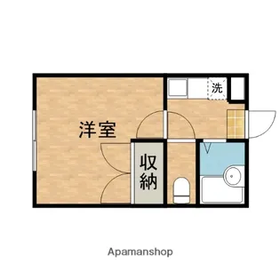 パレス野田【1階】の間取り