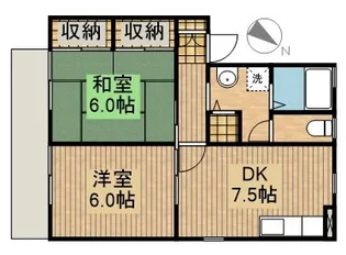 フォレスト・ヴィラA【1階】の間取り