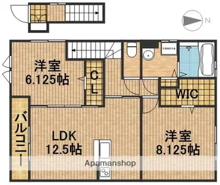 LEONIDSA【2階】の間取り