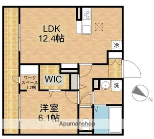 ひより【105号室】の間取り