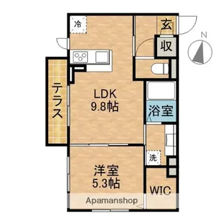 グランヴィラージュ【1階】の間取り