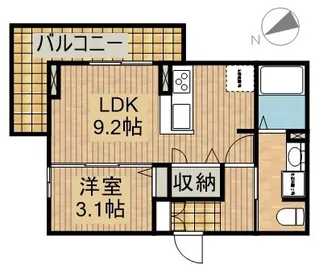 アッラ・フォンターナ【201号室】の間取り