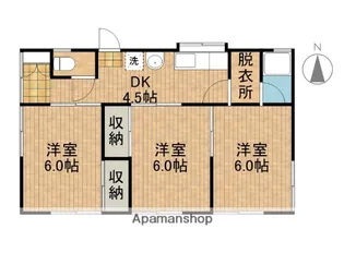 静岡県袋井市久能【一戸建】の間取り
