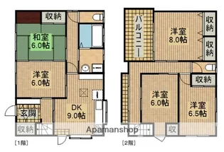 静岡県浜松市中央区米津町【一戸建】の間取り