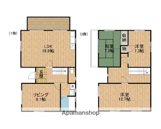 静岡県御前崎市佐倉【一戸建】の間取り